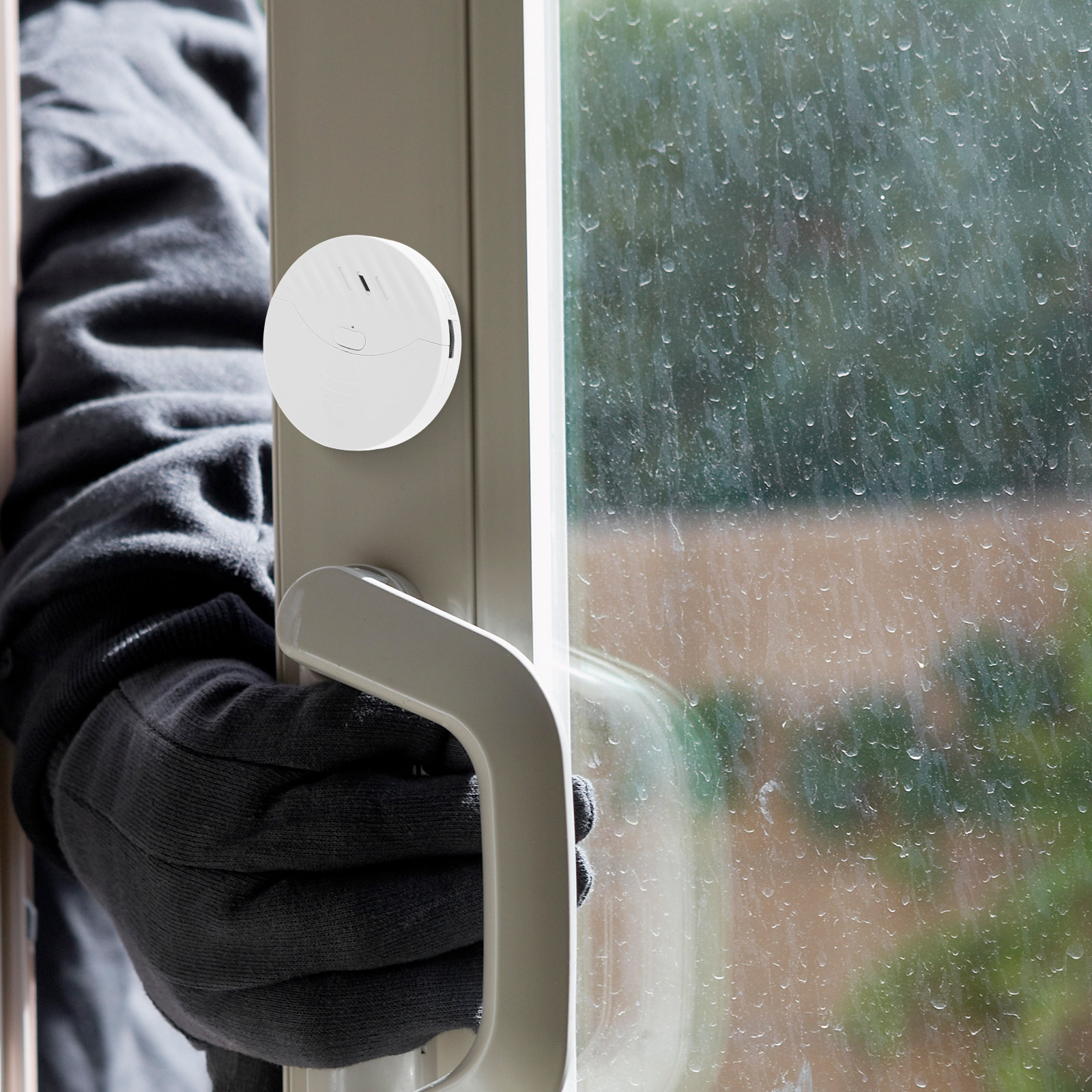 Window Alarm Sensor - Glass Break Alarm 130Db Vibration Sensor