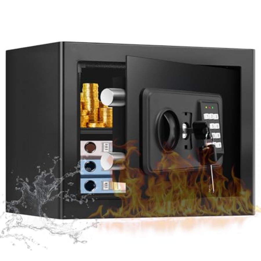 Safe Box Digital - 1.3 Cuft Small Home Safes Water