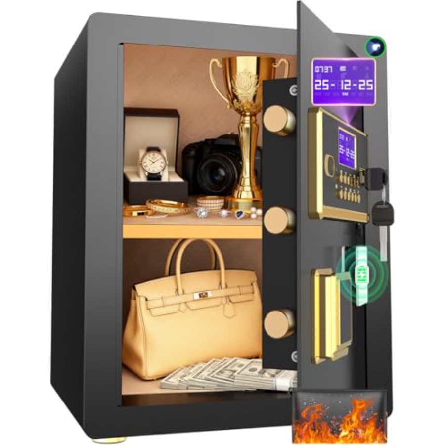 Safe Box Digital - Security Safe with Digital Keypad and