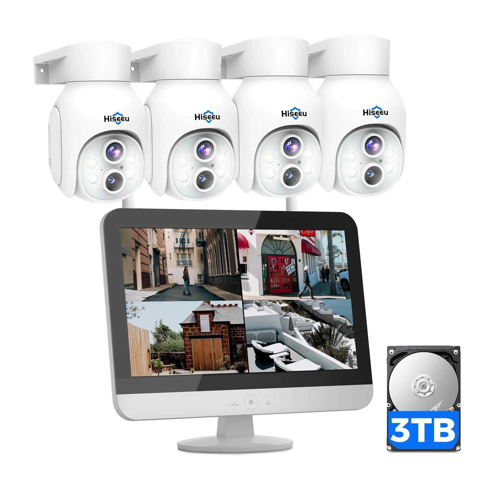 Home Security With Cameras - 2026 5X optical zoom 5MP 12