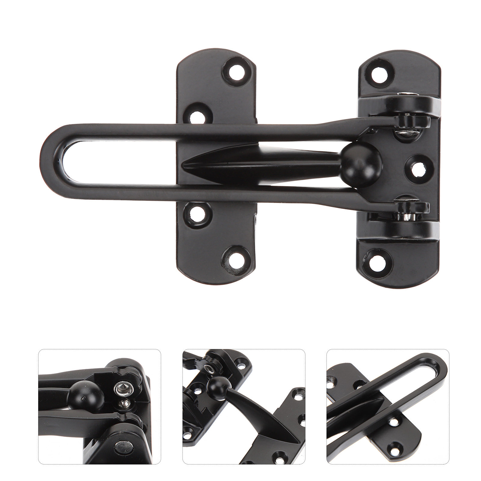 Home Security Front Door - Swing Bar Door Lock Zinc Alloy