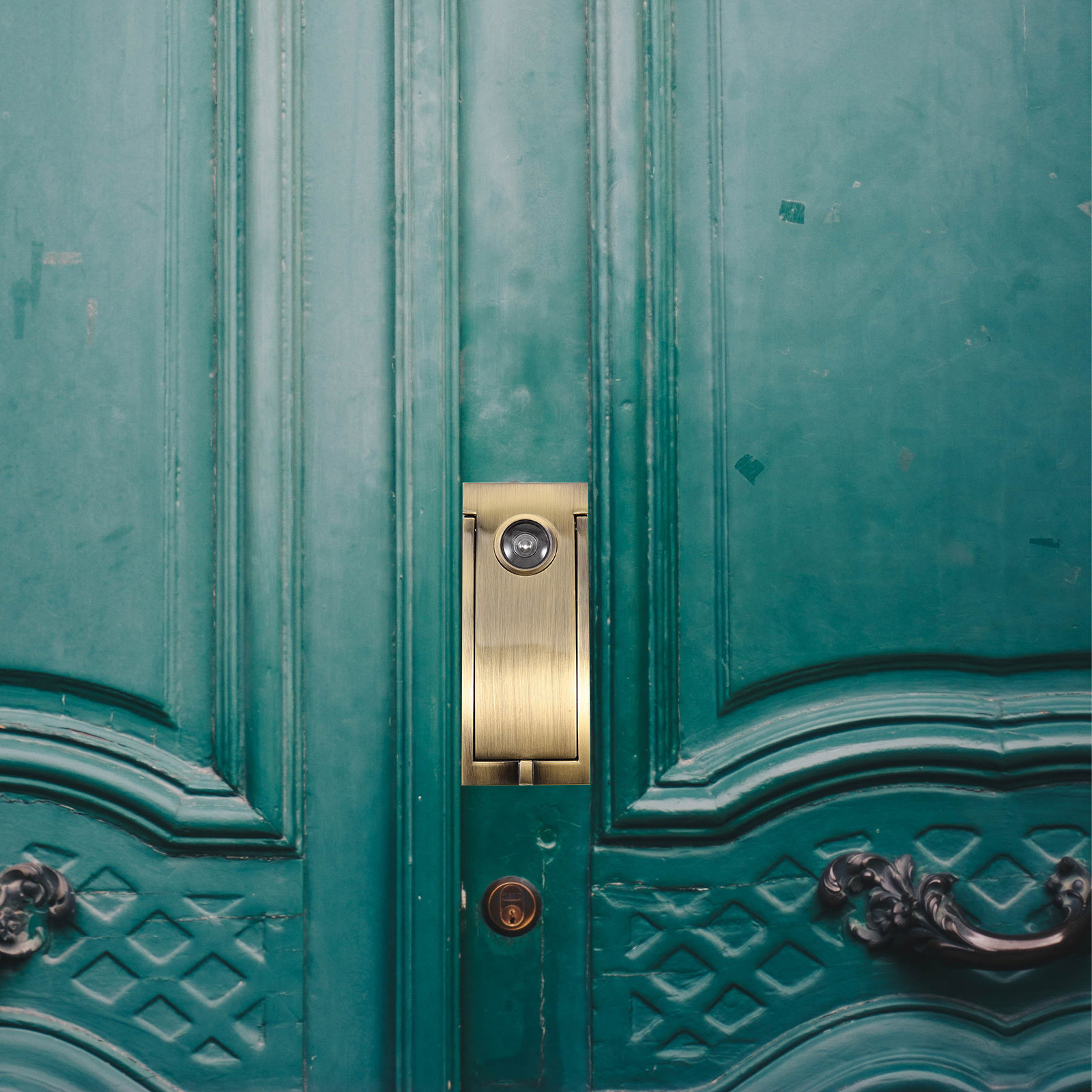 Home Security Front Door - Heavy Duty Zinc Alloy Door Knocker