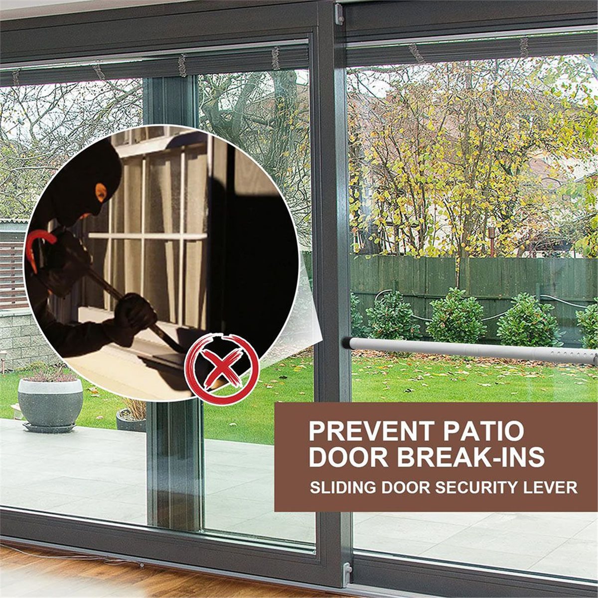 Home Security Tips - 2026 New Sliding Door Security Bar,