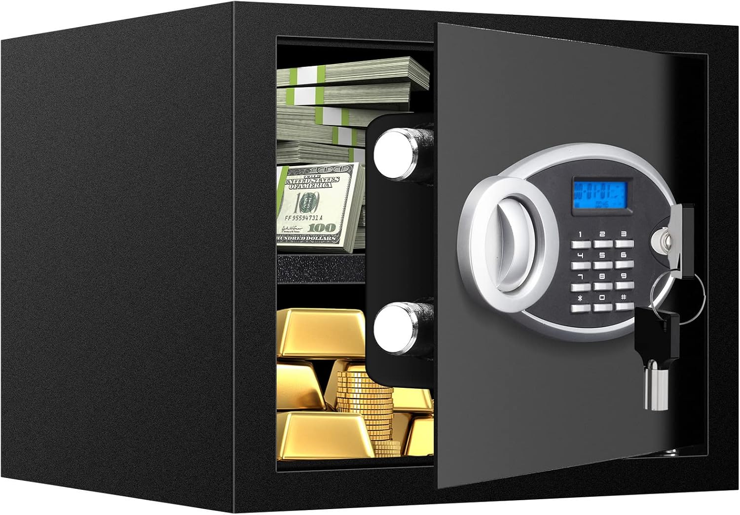 Safe Box Digital - 1.2 Cuft Fireproof Waterproof Safe Box