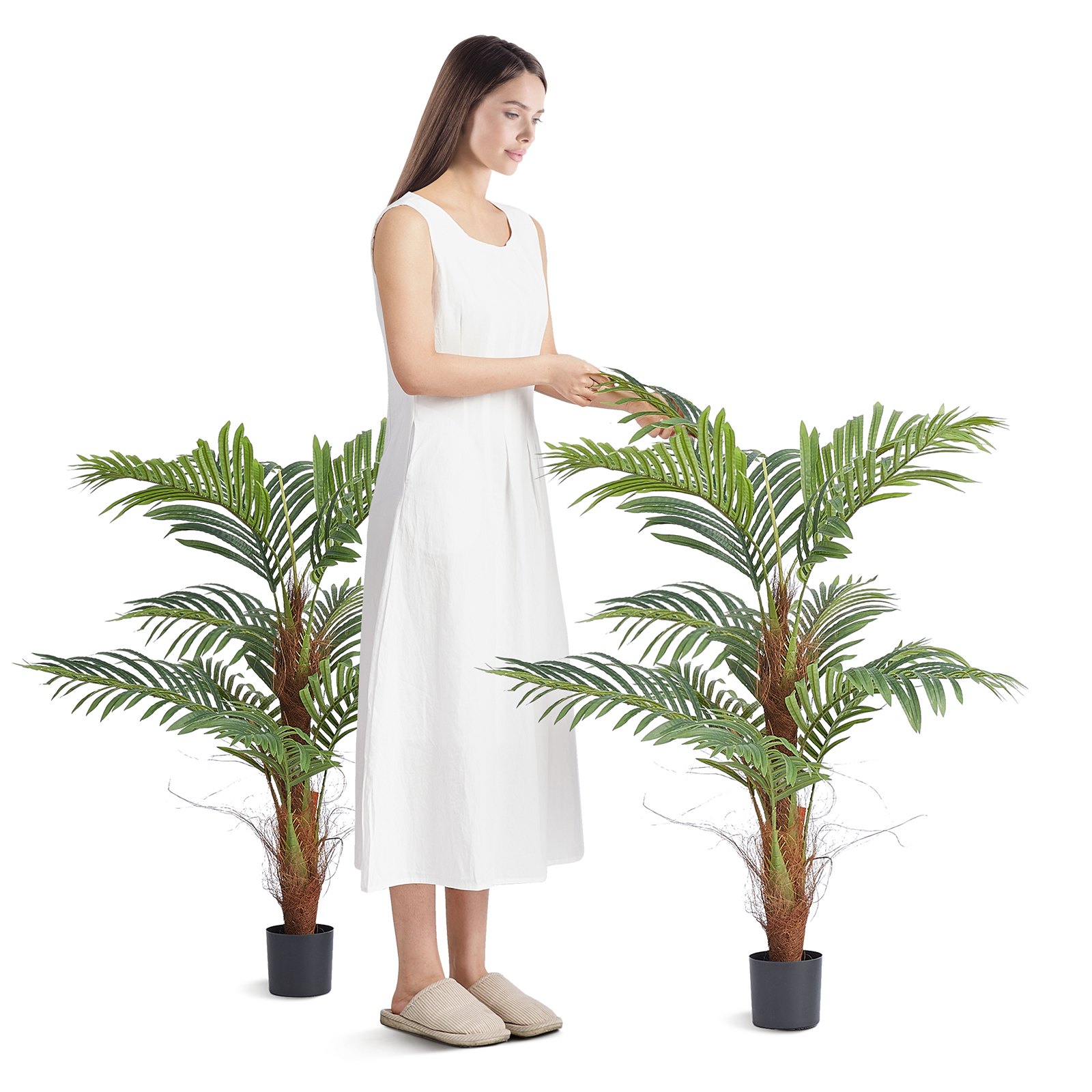 Home Security Tips - Artificial Palm Tree, 4 FT Tall