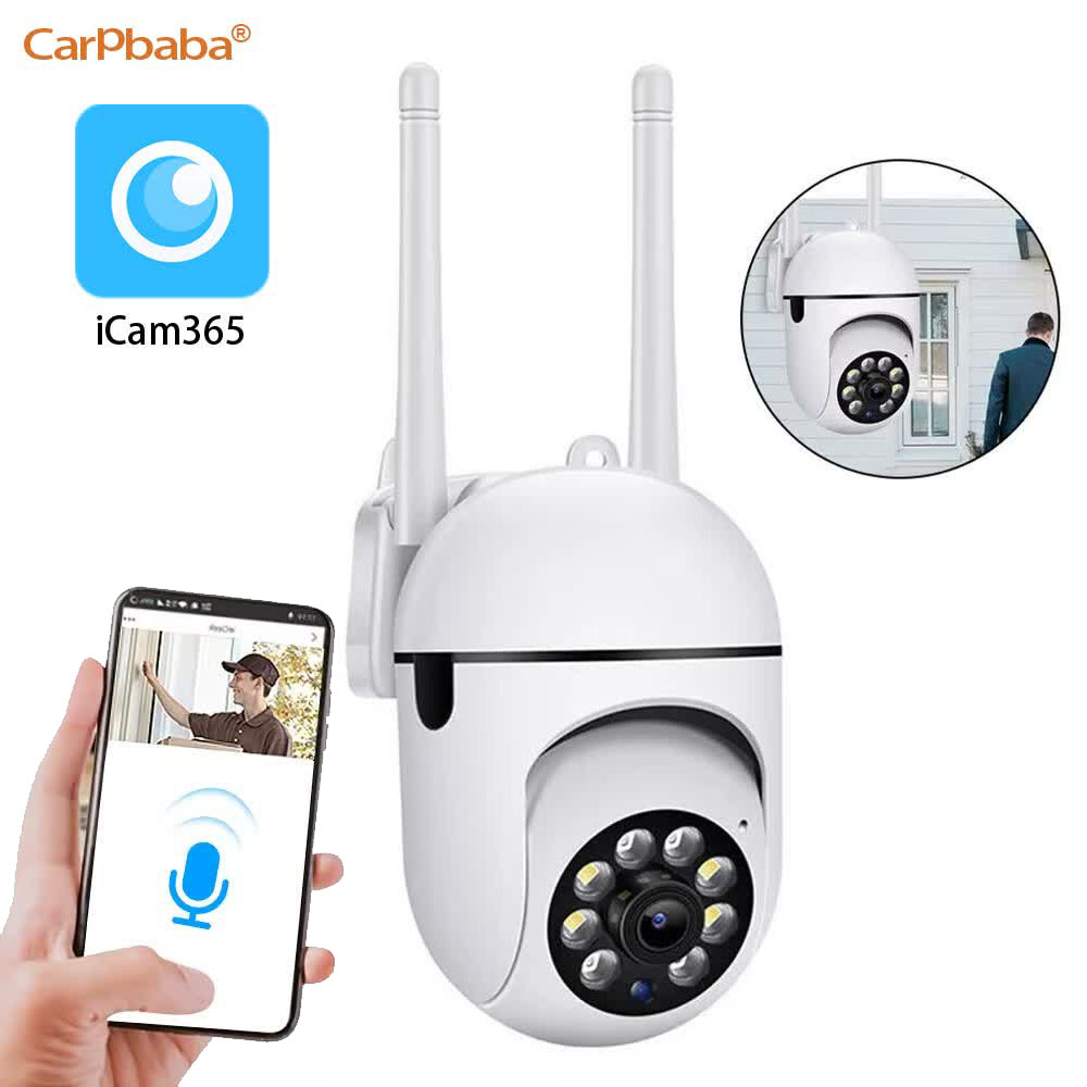 Home Security Front Door - iCam365 2MP IP Camera Smart Outdoor