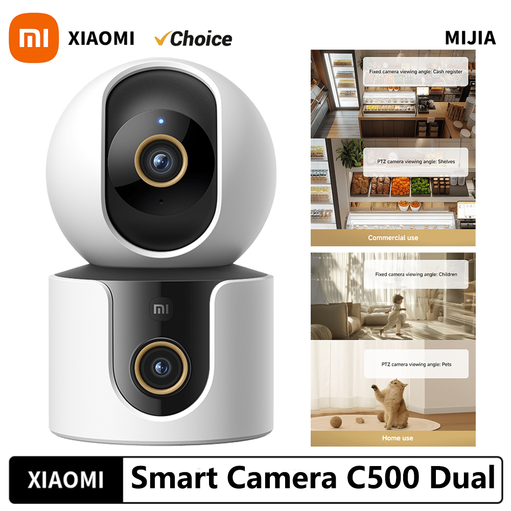 Home Security Camera Xiaomi - 2025 Xiaomi Smart Camera C500 Dual