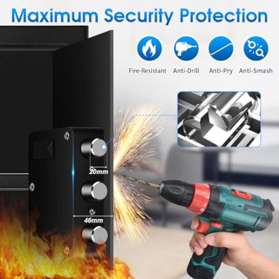 2.2 Cu Ft Fireproof Home Safe  – обзор и цена Safe Box Digital