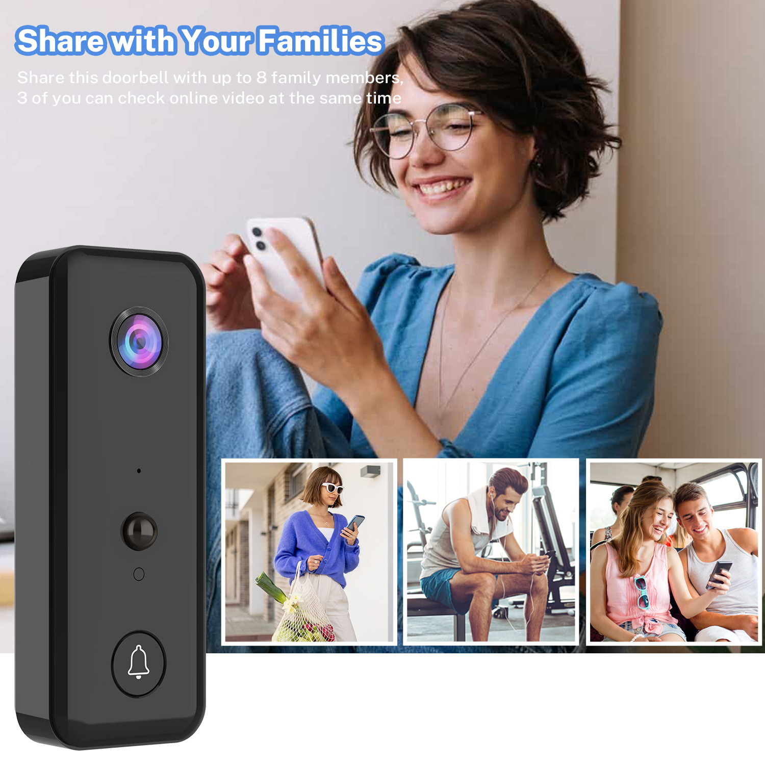 720P Aiwit APP Cloud Storage W – обзор и цена Peephole Camera Viewer