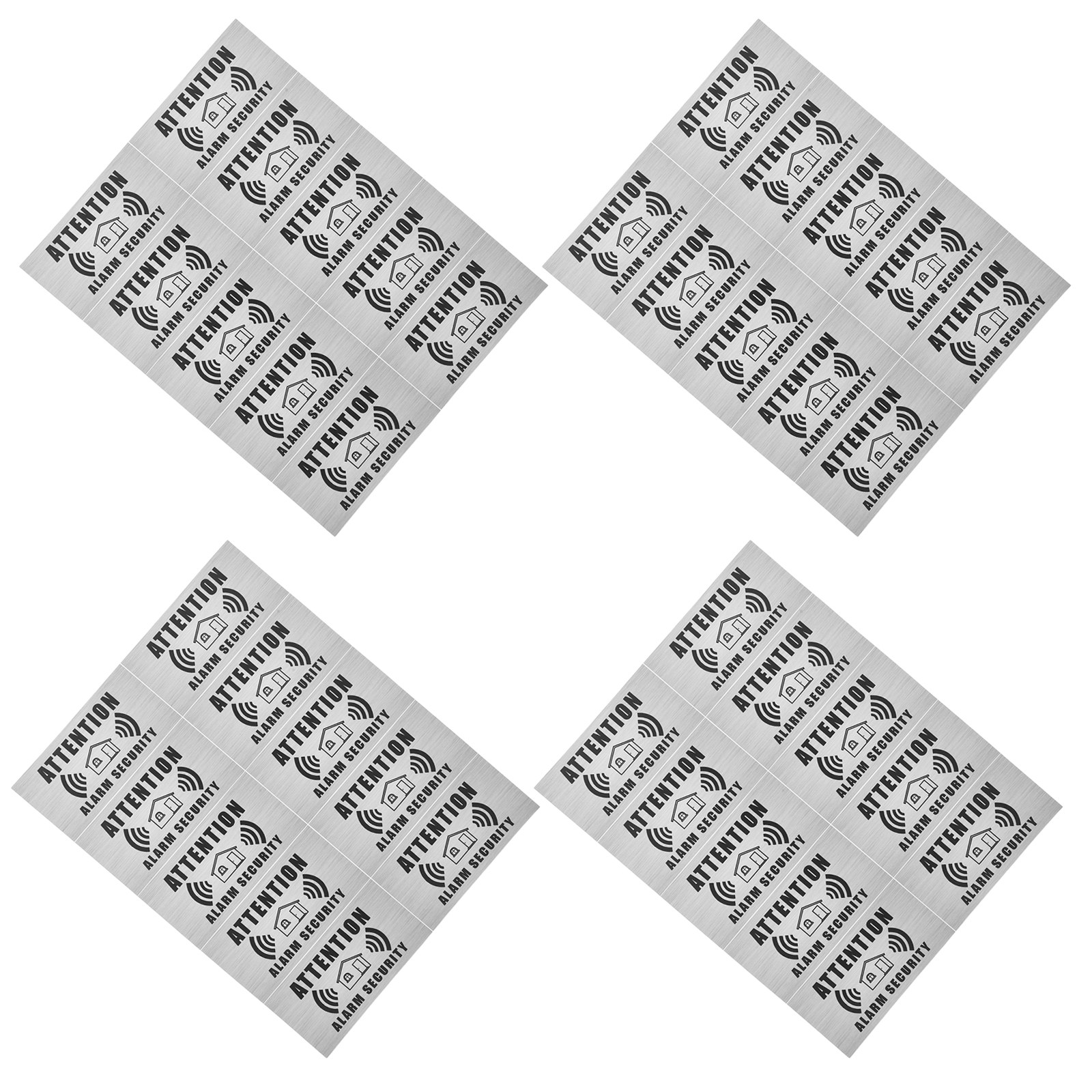4 Sheets Security Alarm Warnin – обзор и цена Home Security Door