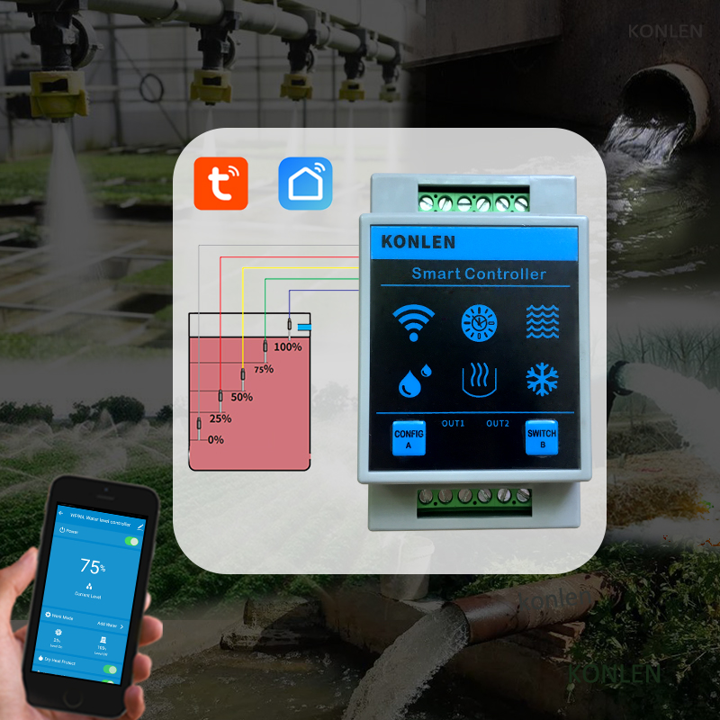 KONLEN Tuya Water Level Sensor – обзор и цена Home Security Gadgets