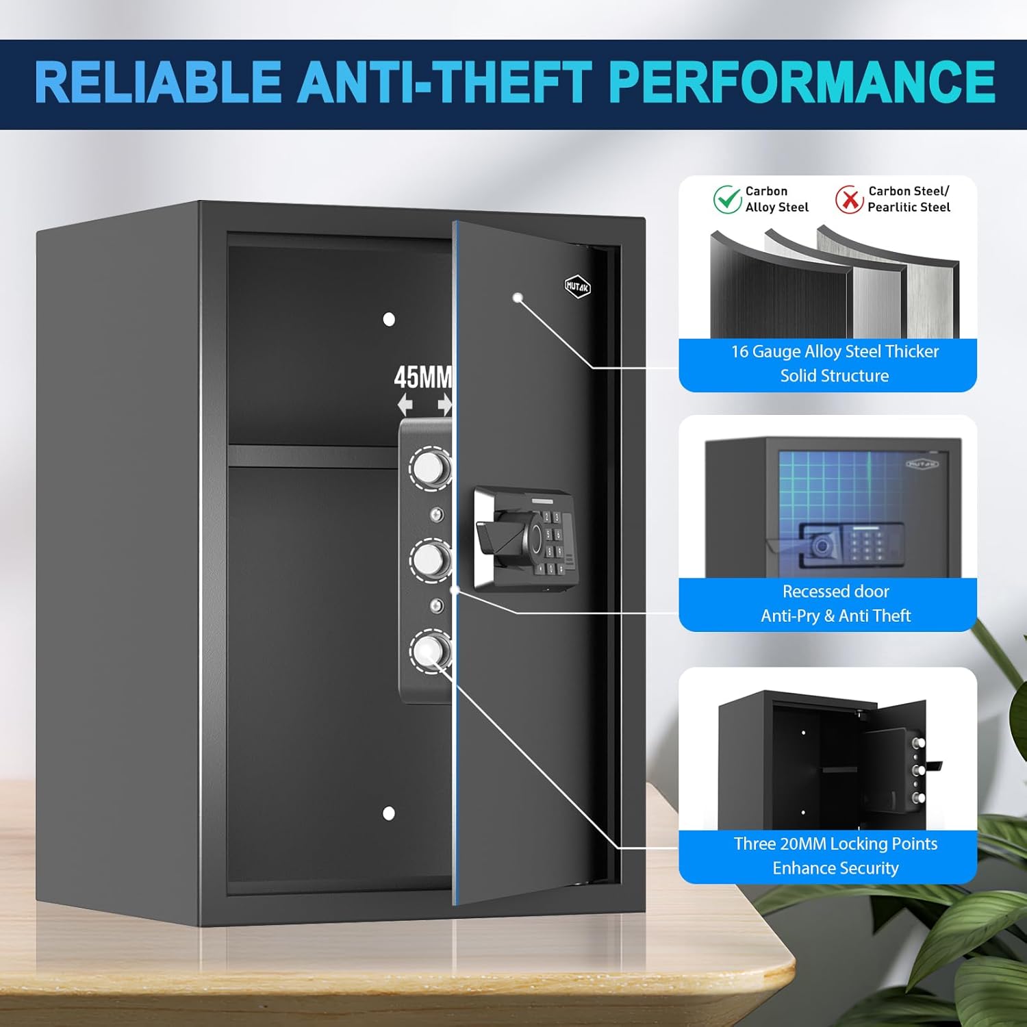 Smart Home Safe 2.0 Cub Biomet – обзор и цена Safe Box Digital