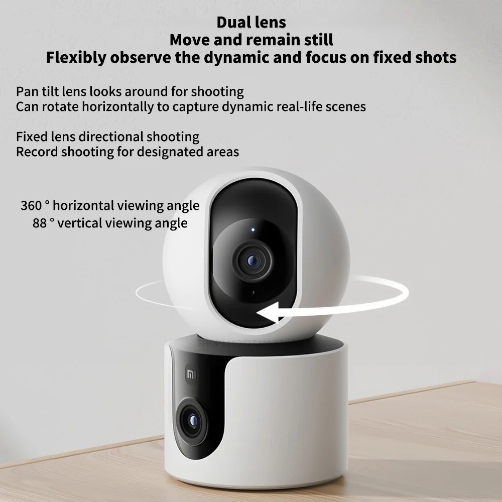 Xiaomi C300 Smart Camera Dual  – обзор и цена Home Security Camera Xiaomi