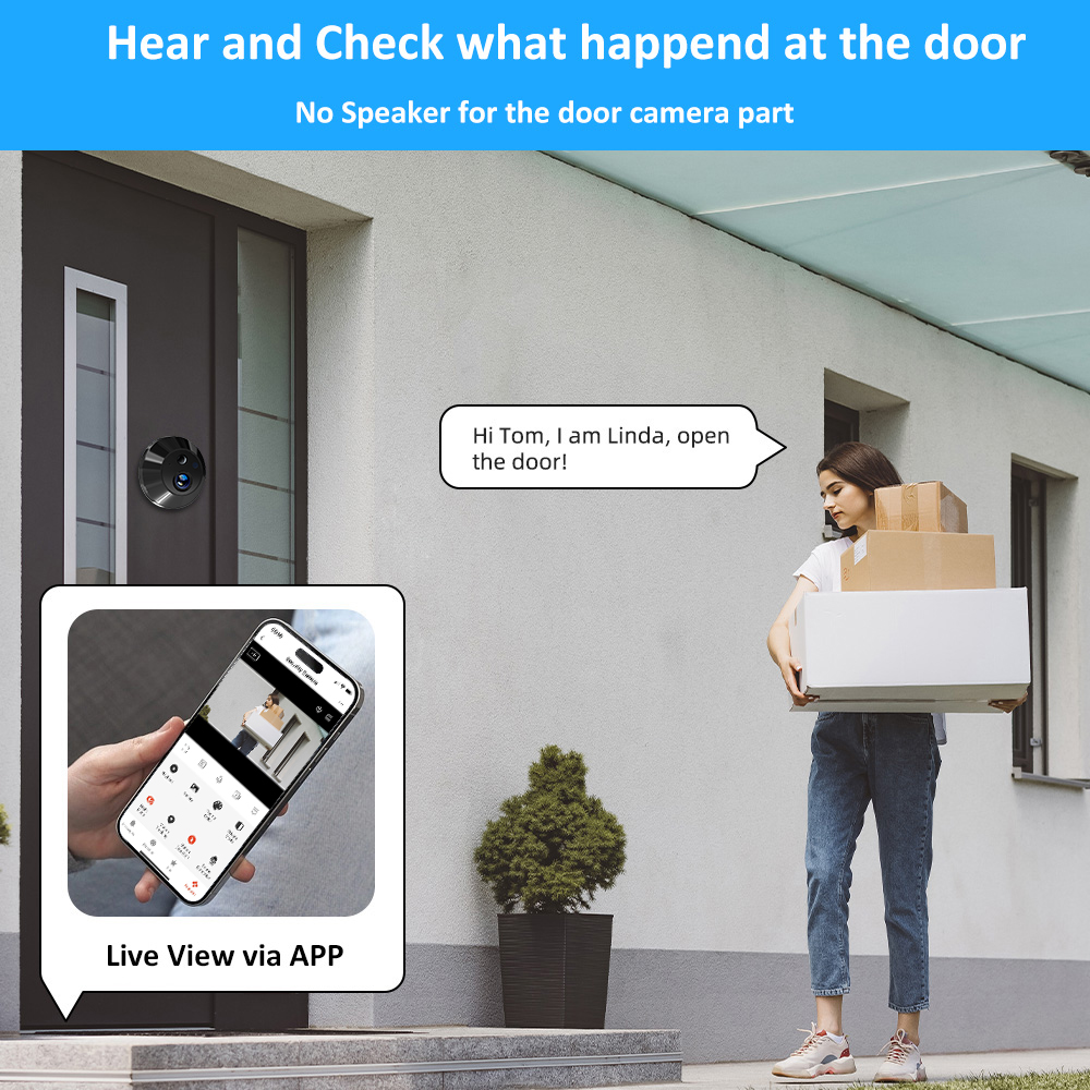 Tuya Smart Life APP 3MP 140° W – обзор и цена Peephole Camera Viewer