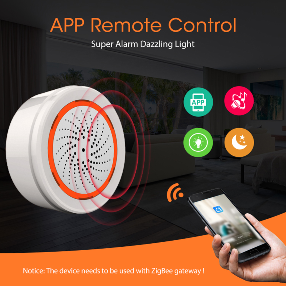 Tuya Zigbee Sound Light Sensor – обзор и цена Sim Gsm Alarm