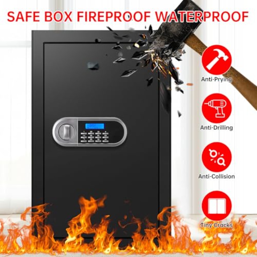 3.4 Cuft Large Safes for Home  – обзор и цена Safe Box Digital