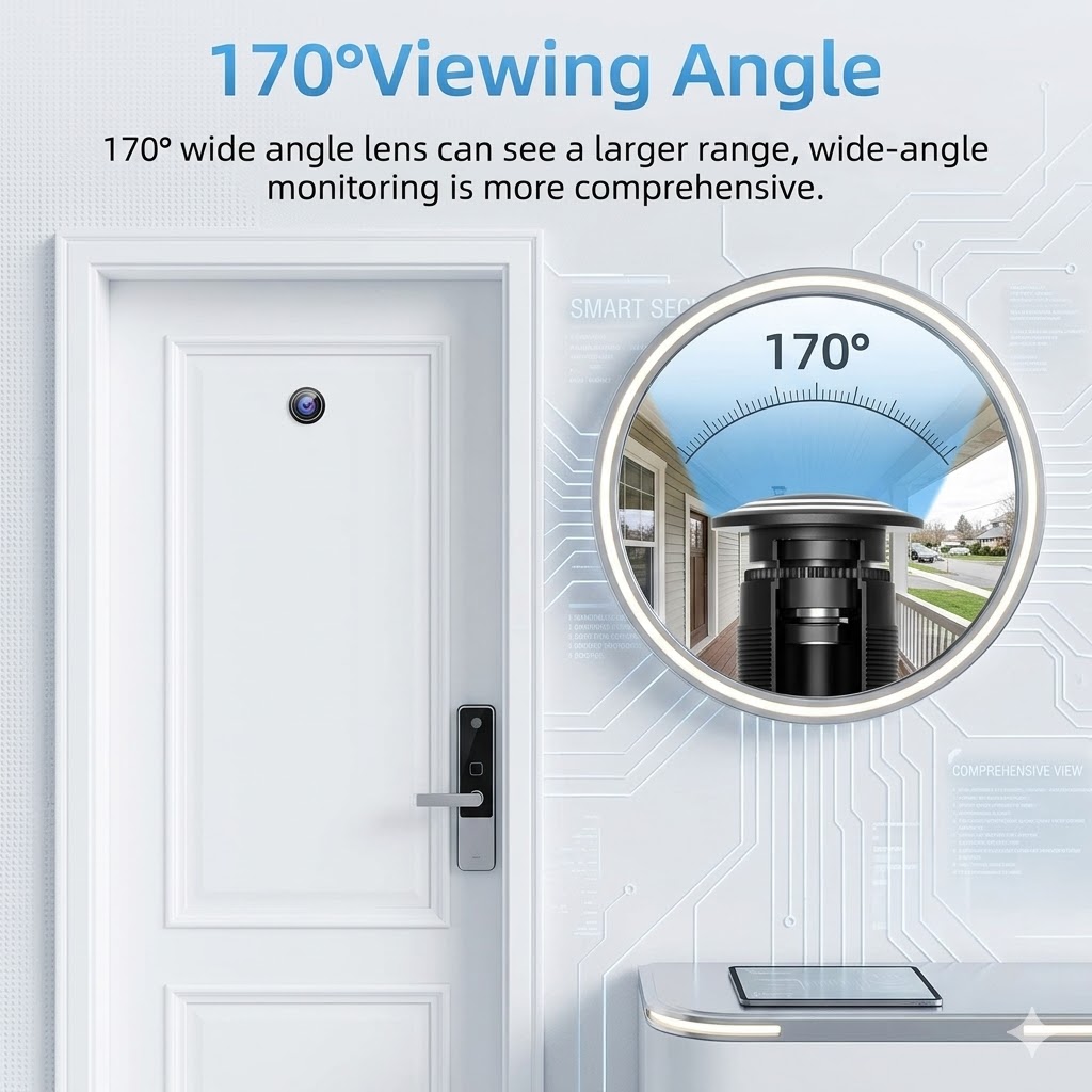 ZEMNIO 2K 3MP Smart Door Peeph – обзор и цена Peephole Camera Viewer