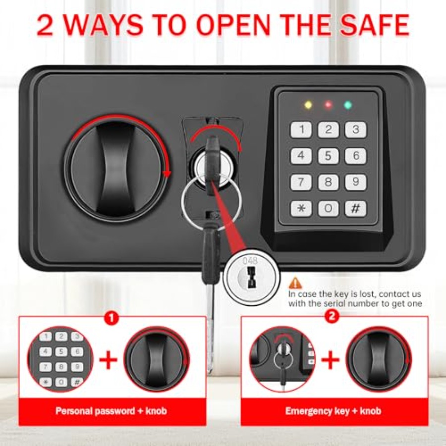 1.3 Cuft Small Home Safes Wate – обзор и цена Safe Box Digital