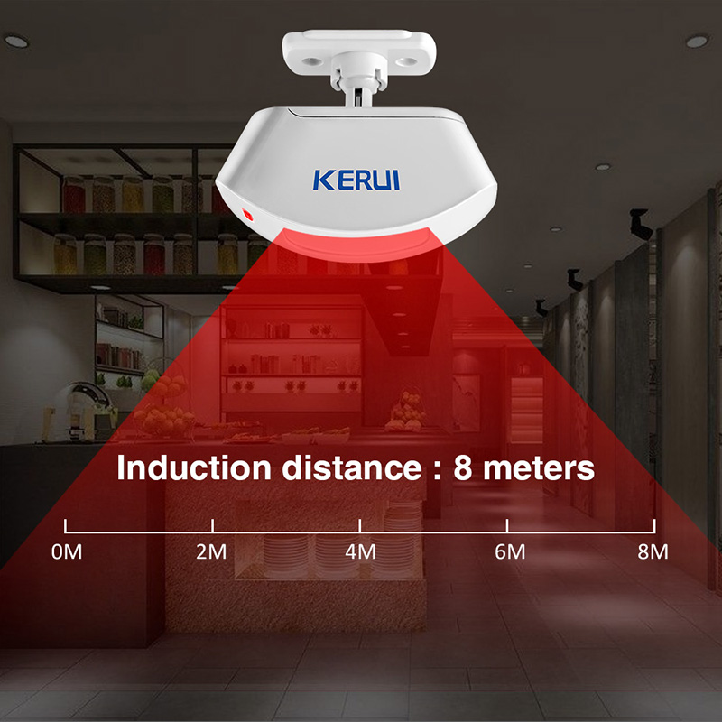 KERUI Wireless Curtain Infrare – обзор и цена Sim Gsm Alarm