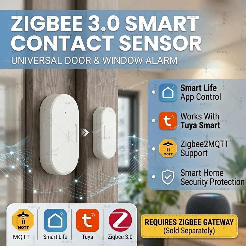 Tuya Zigbee Door Window Sensor – обзор и цена Window Alarm Sensor