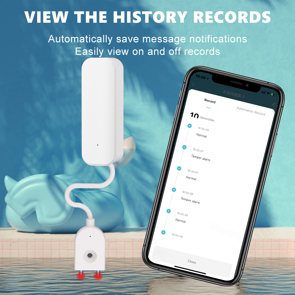 WiFi/Zigbee Water Sensor Tuya  – обзор и цена Sim Gsm Alarm