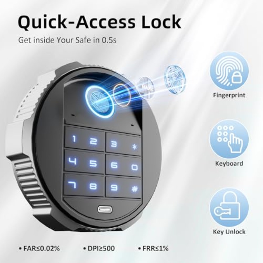 Small Biometric Safe, Fingerpr – обзор и цена Safe Box Digital