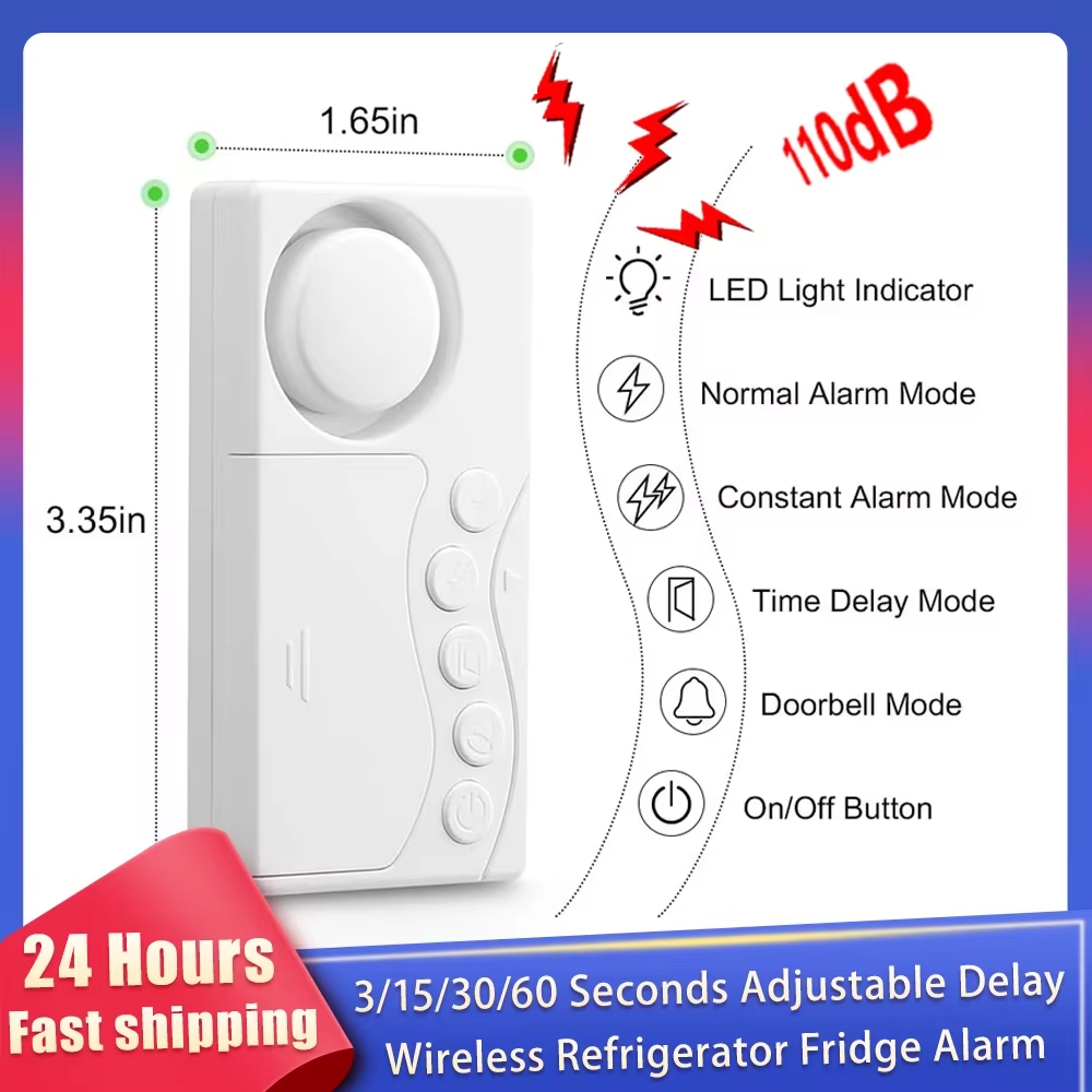 New Freezer Door Alarm with De – обзор и цена Window Alarm Sensor