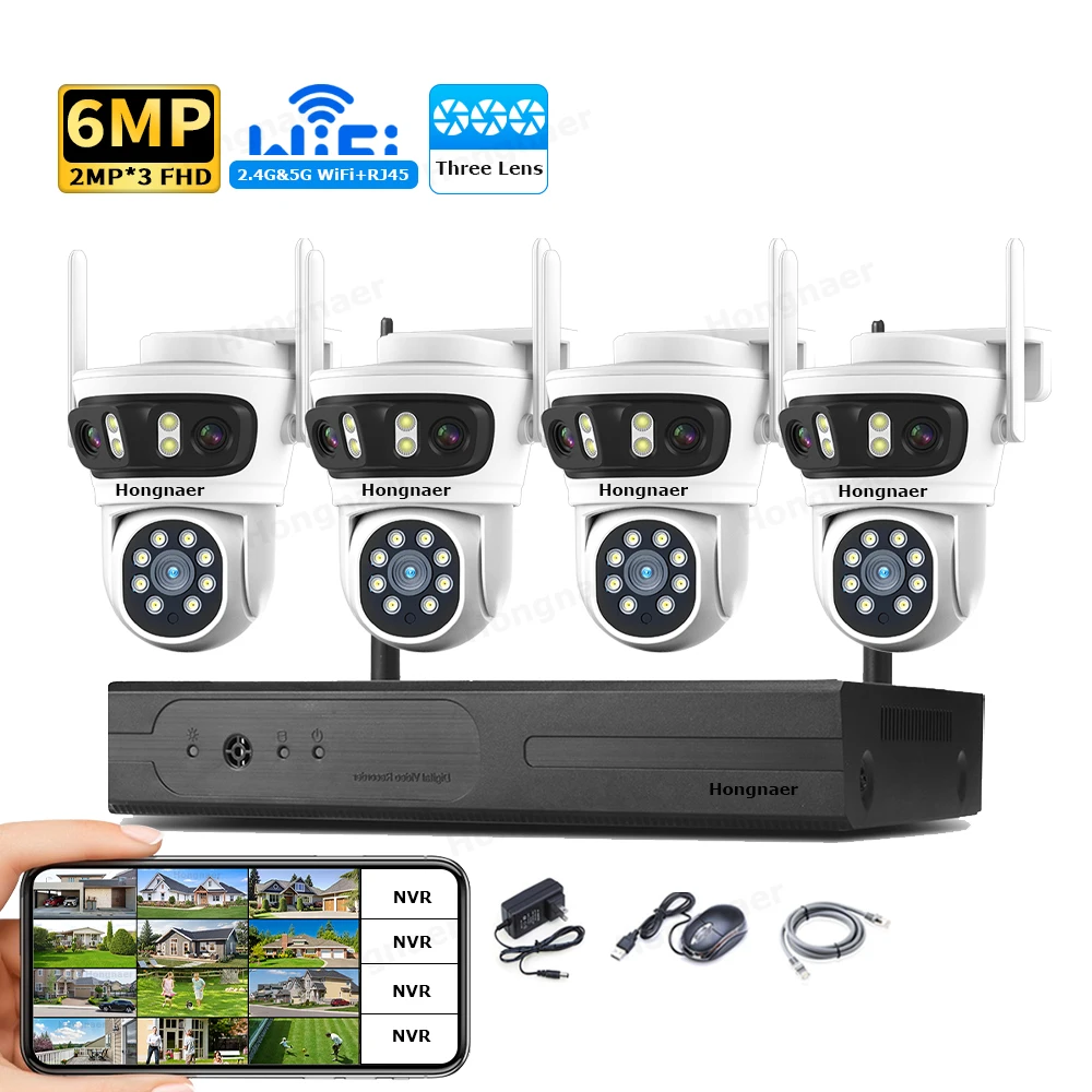 2026 Hongnaer 6MP 4CH 3 Lens 2 – обзор и цена Home Security With Cameras