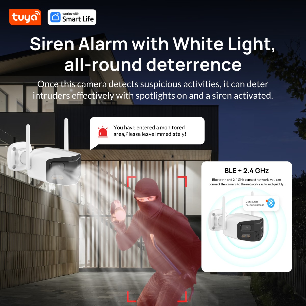 Tuya Smart 4MP 2.5K Dual-Lens  – обзор и цена Home Security Camera Xiaomi