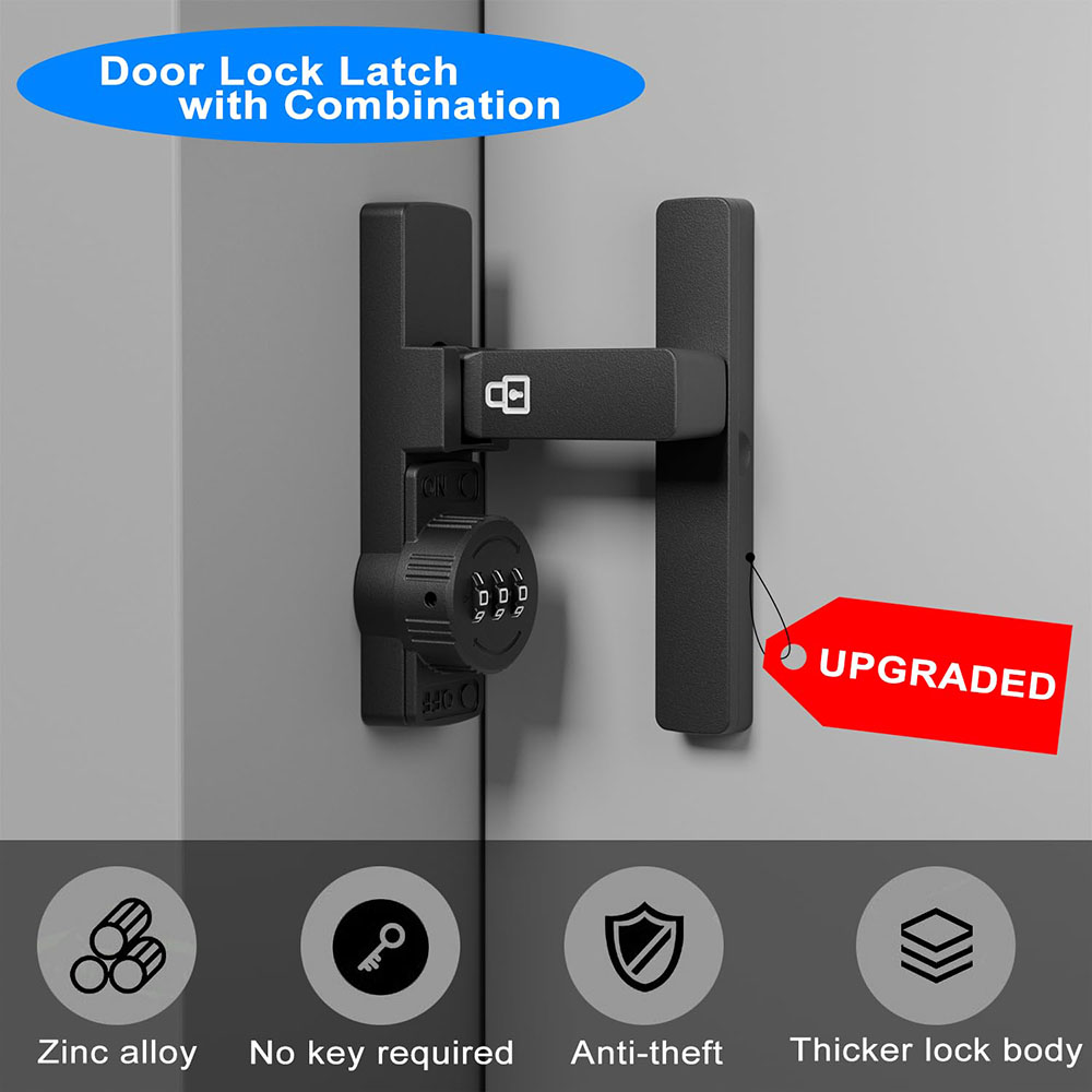 Security Barn Door Lock 3-Digi – обзор и цена Home Security Door