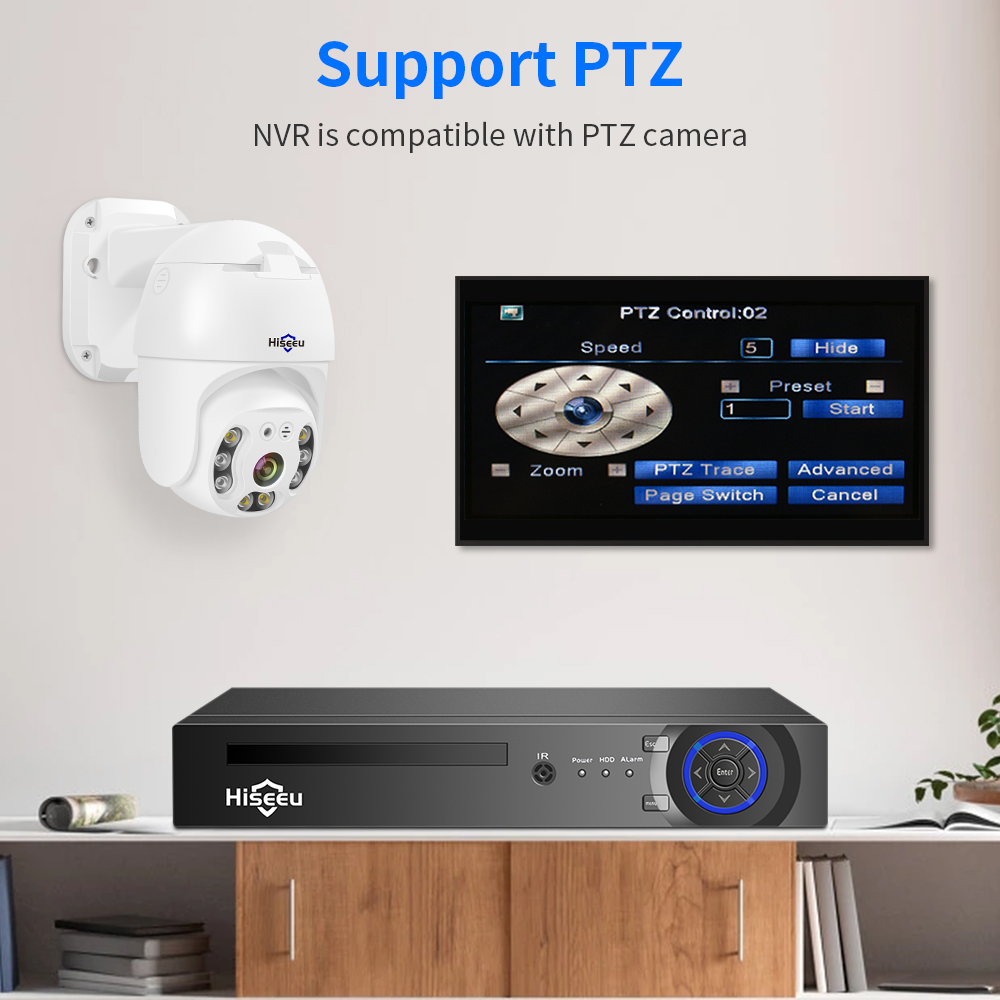 Hiseeu 4CH 10CH 16CH 4K 8MP 5M – обзор и цена Home Security With Cameras