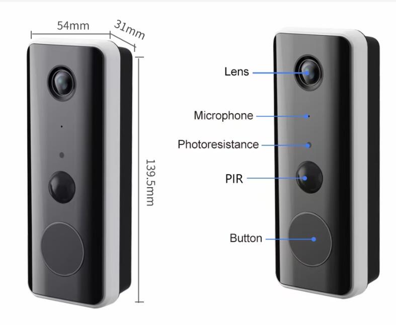 2MP1080P Tuya APP Low Comsunpt – обзор и цена Peephole Camera Viewer
