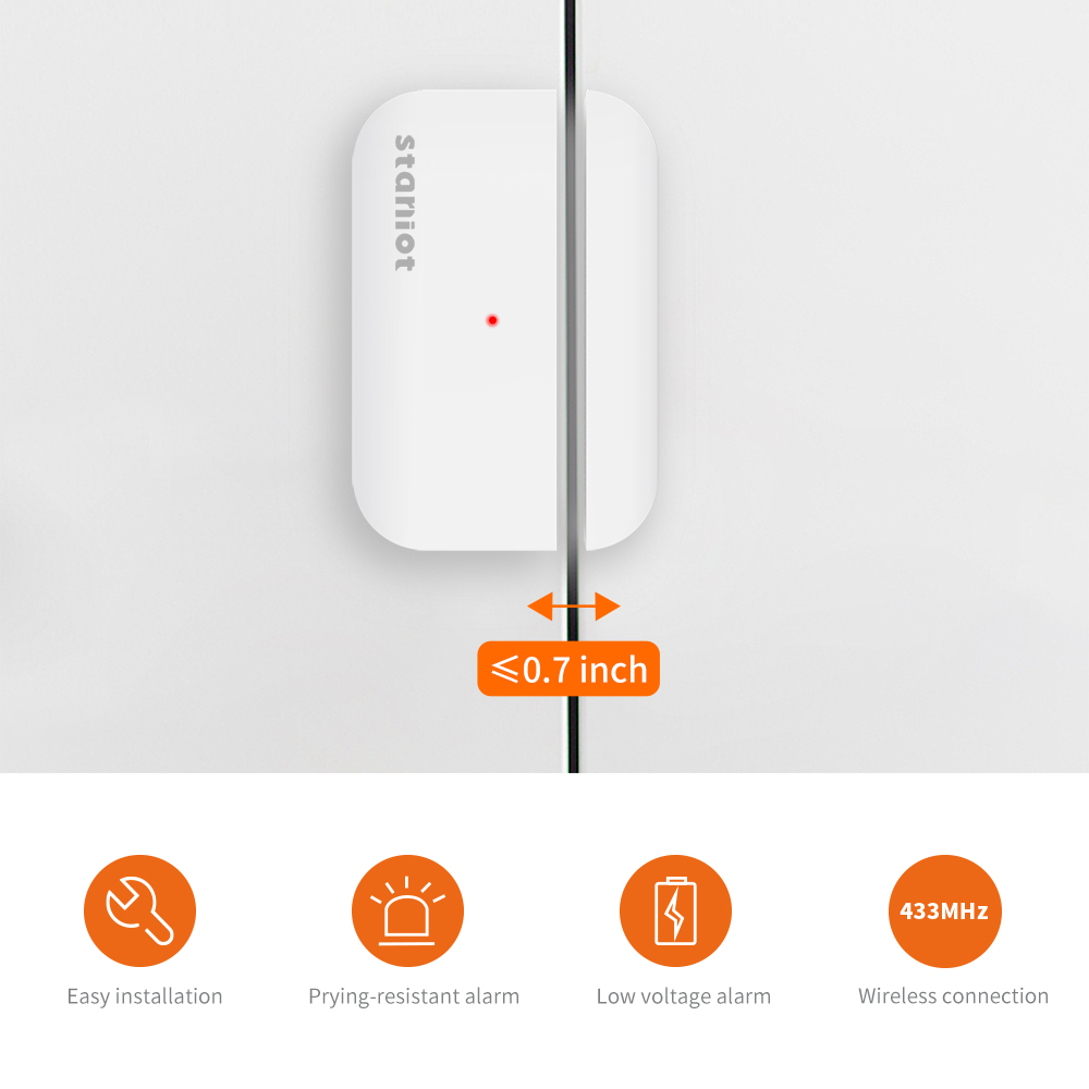 Staniot 5-Year Battery life Co – обзор и цена Window Alarm Sensor
