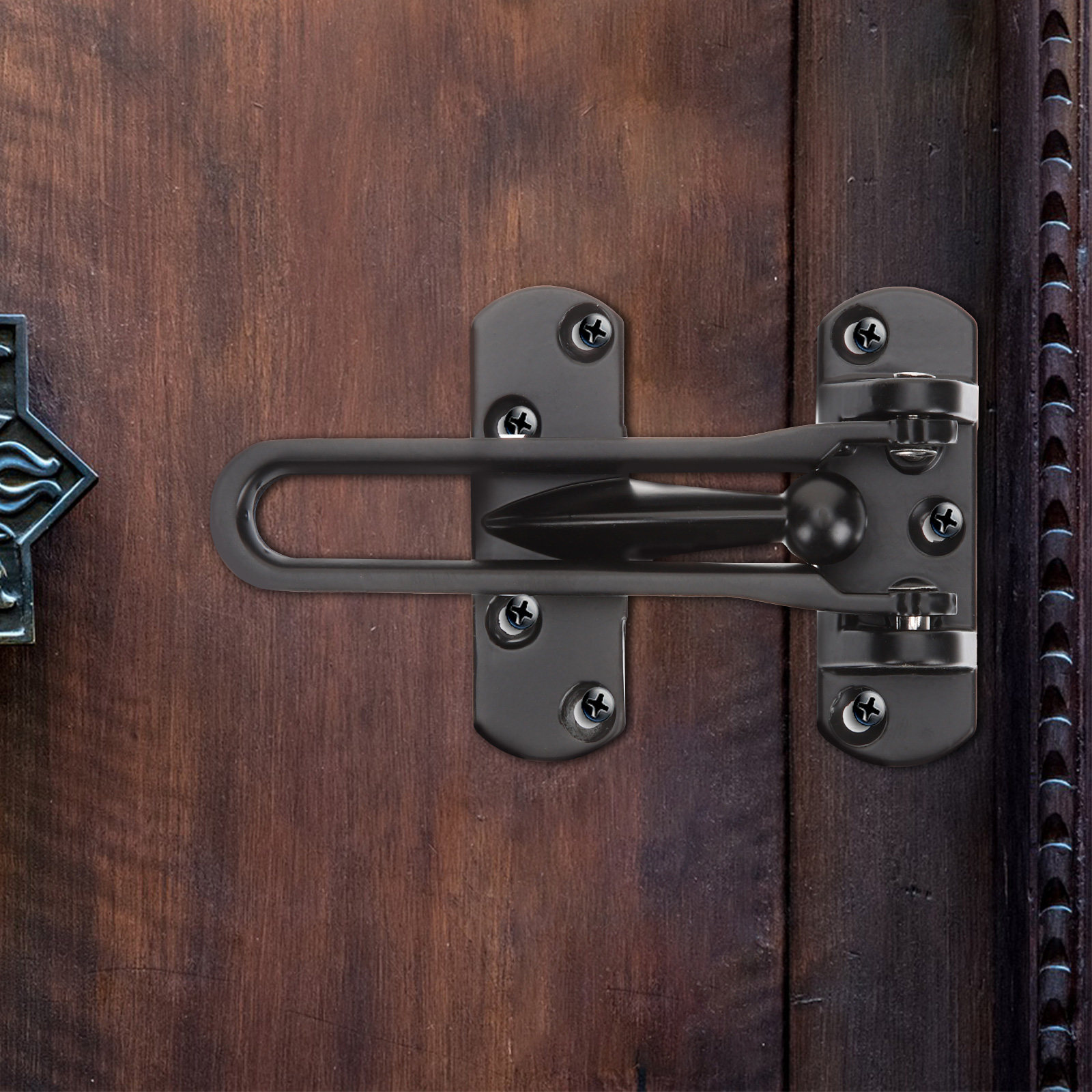 Swing Bar Door Lock Zinc Alloy – обзор и цена Home Security Front Door
