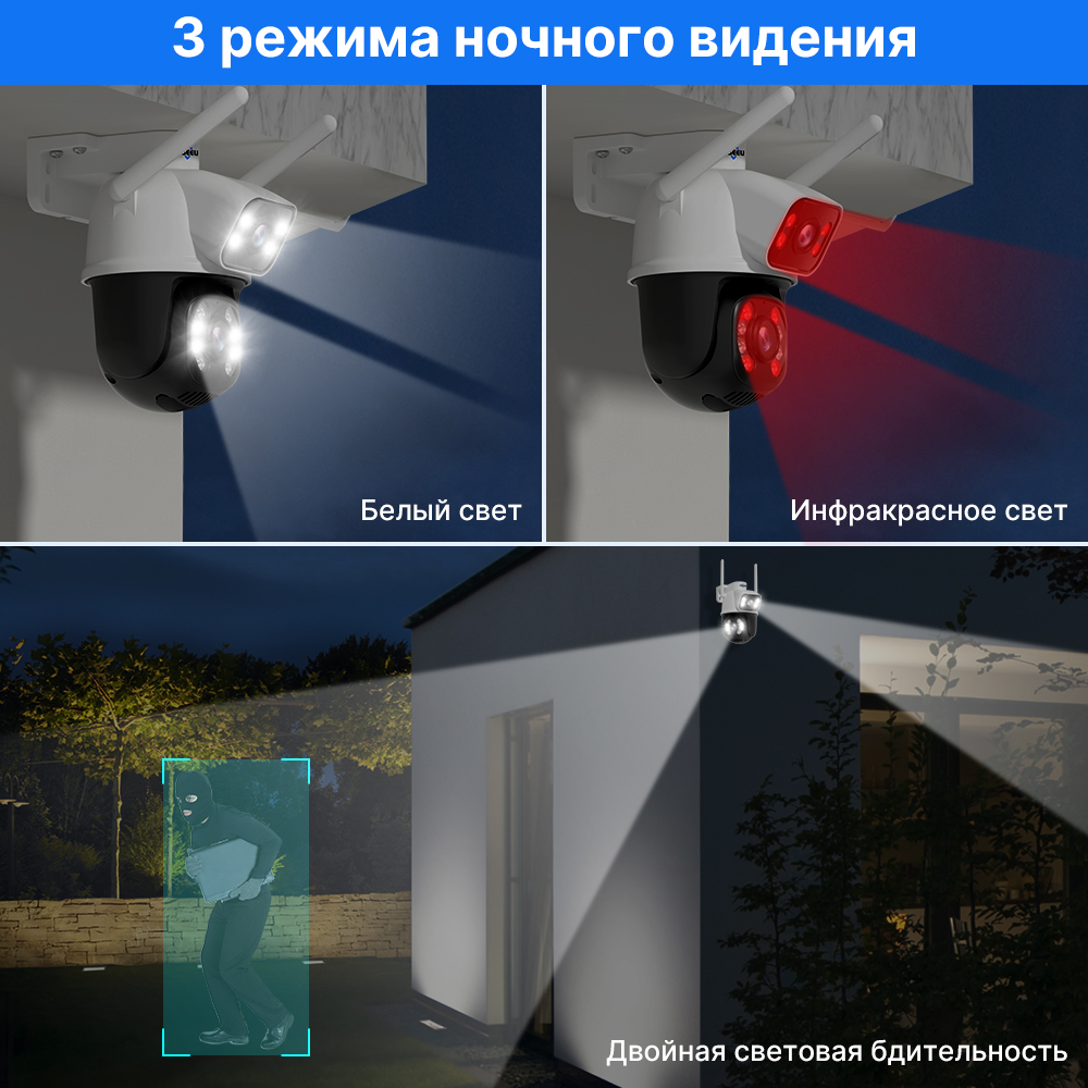 Hiseeu 4K 8MP PTZ Wifi IP Came – обзор и цена Home Security Camera Xiaomi