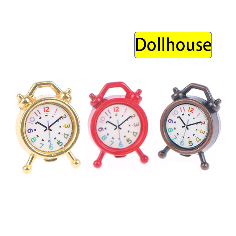 1PC 1:12 Scale Alarm Clock Dol – обзор и цена Home Security Gadgets