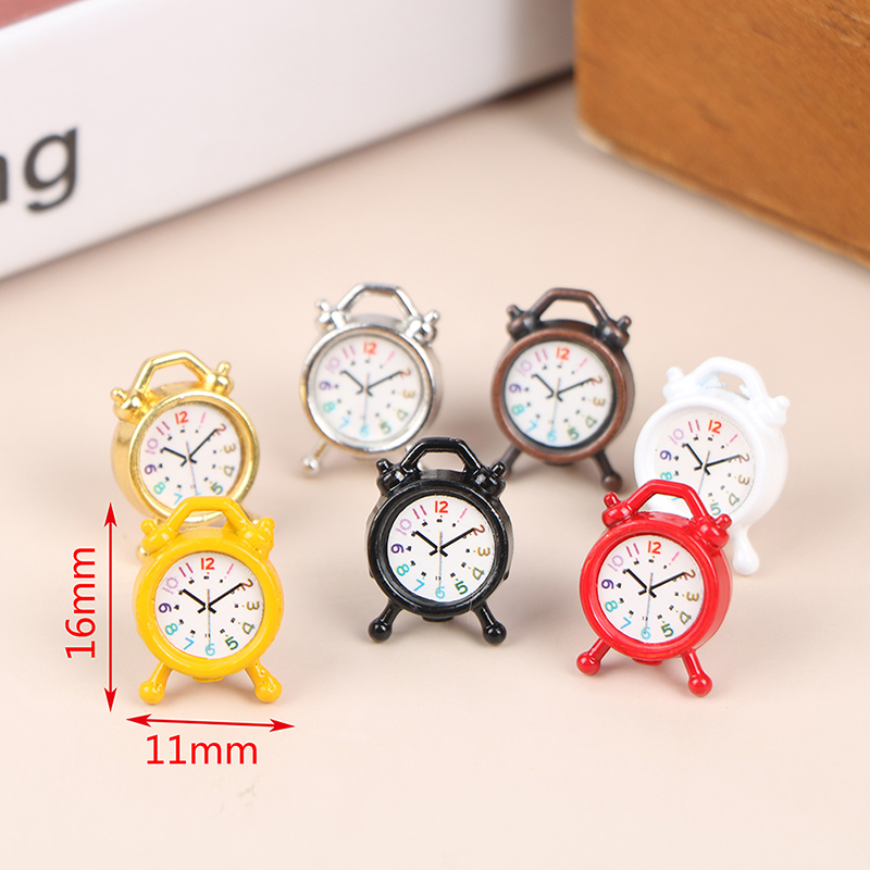 1PC 1:12 Scale Alarm Clock Dol – обзор и цена Home Security Gadgets