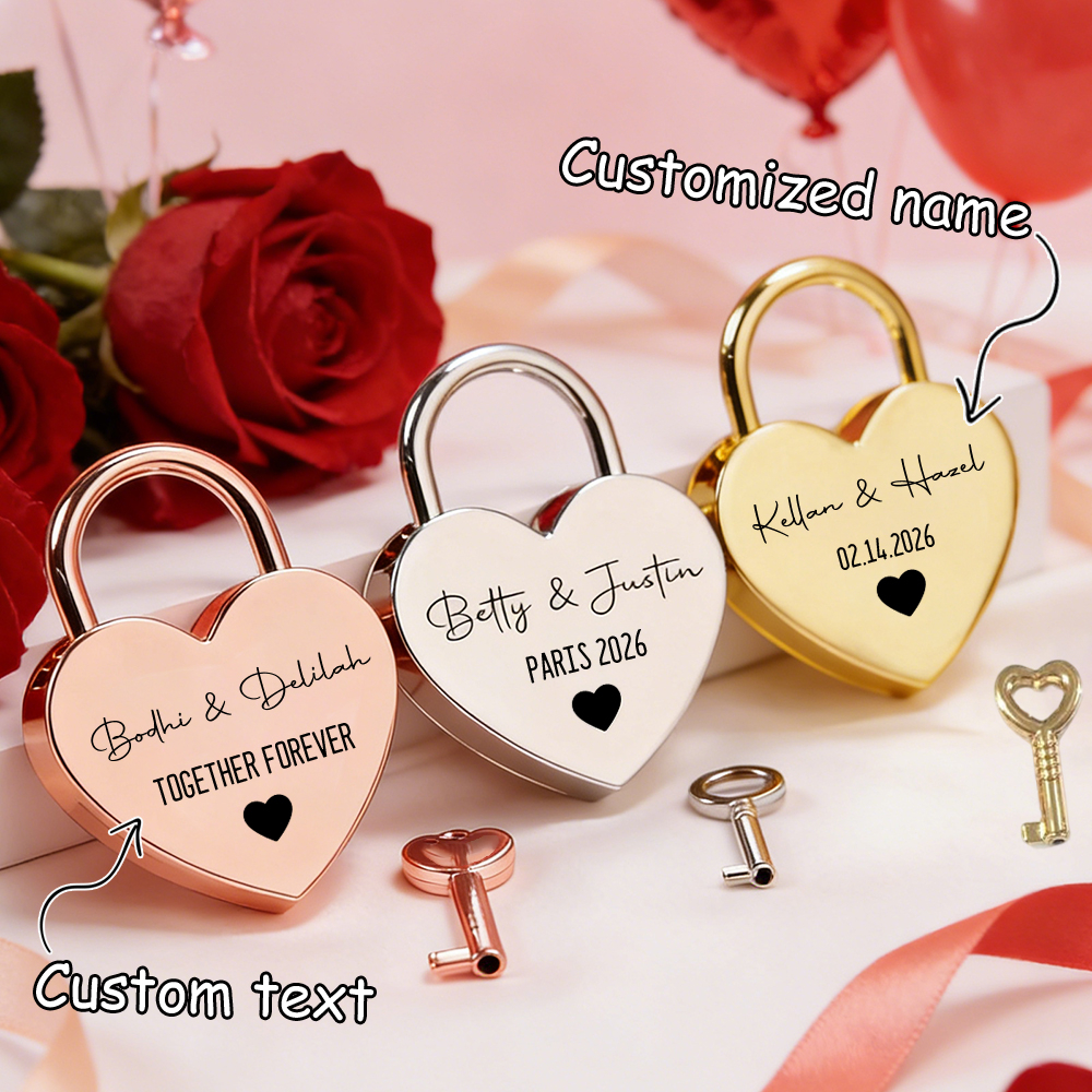 Custom Name Heart-Shaped Padlo – обзор и цена Home Security Key