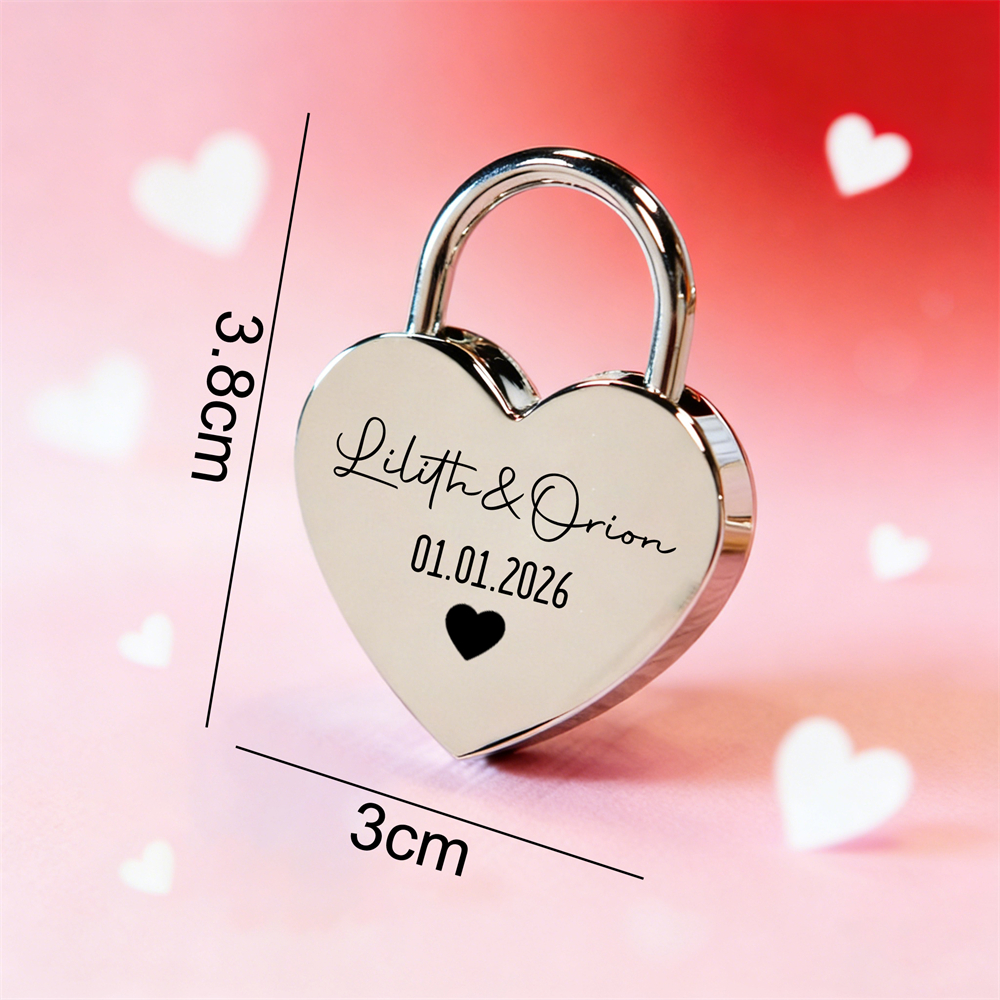 Custom Name Heart-Shaped Padlo – обзор и цена Home Security Key