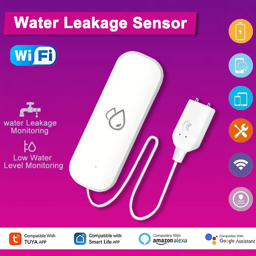 Tuya WiFi Water Leakage Alarm  – обзор и цена Home Security Gadgets