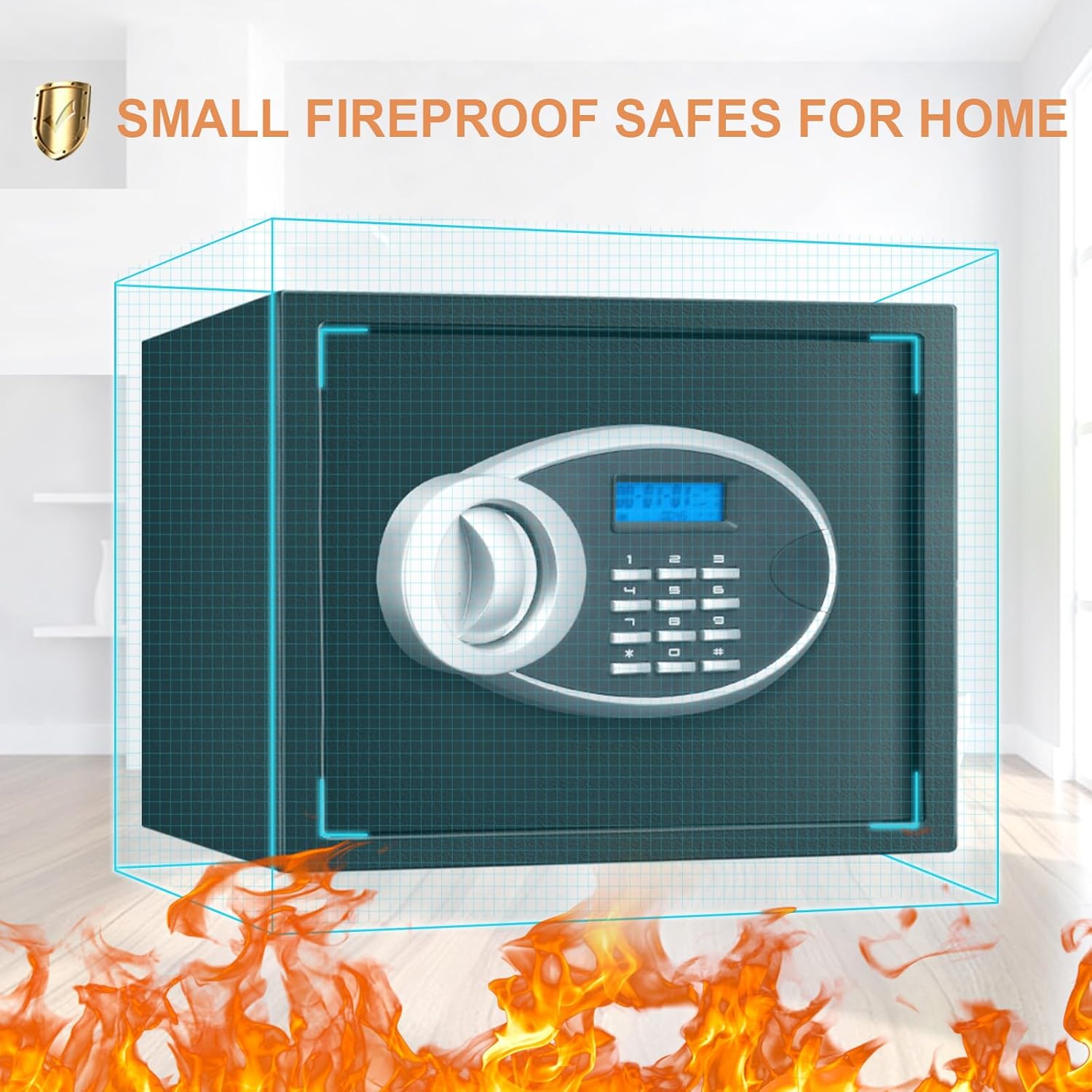 1.2 Cuft Fireproof Waterproof  – обзор и цена Safe Box Digital