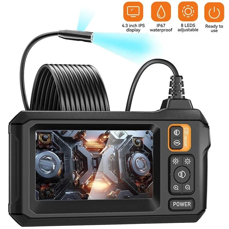 Industrial Endoscope Camera 8m – обзор и цена Home Security With Cameras