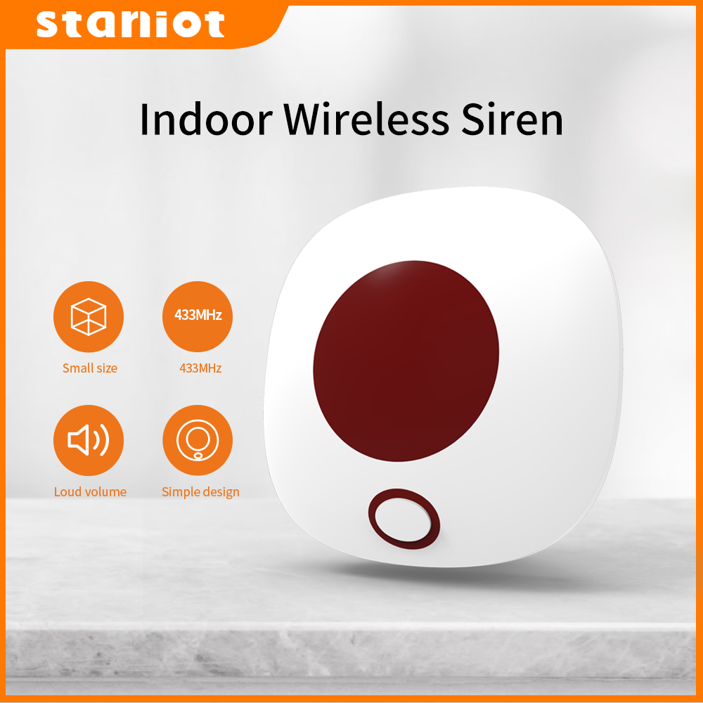 Staniot Indoor Wireless Siren  – обзор и цена Sim Gsm Alarm