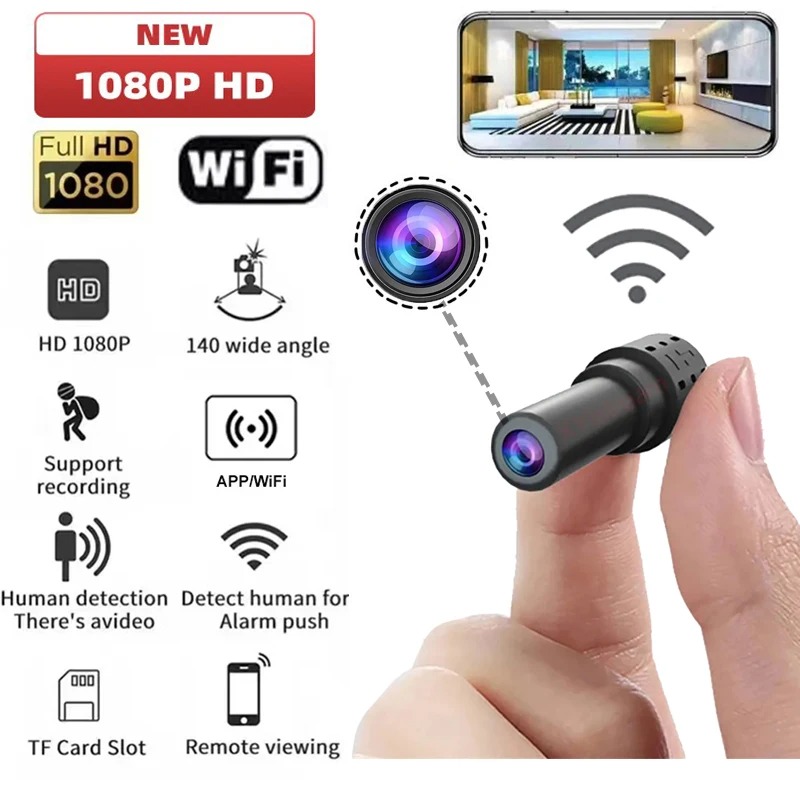 Mini WiFi Camera HD 1080P Indo – обзор и цена Home Security With Cameras