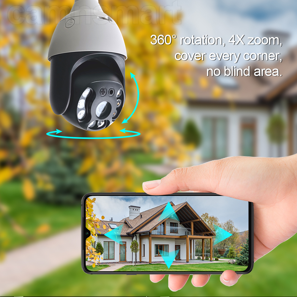 Camnsmart Tuya 5MP Alexa Wifi  – обзор и цена Home Security Front Door
