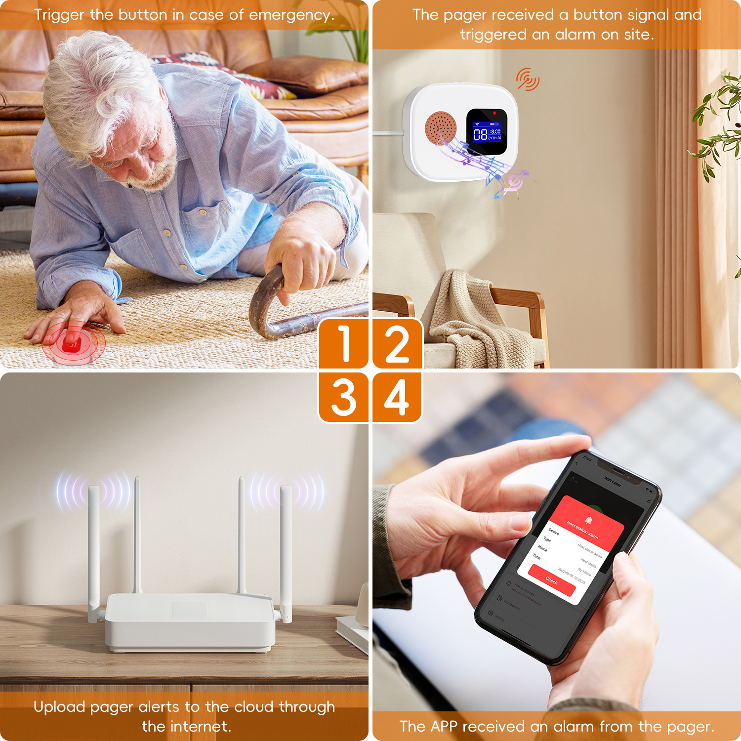 Emergency Call Button for Seni – обзор и цена Home Security Gadgets