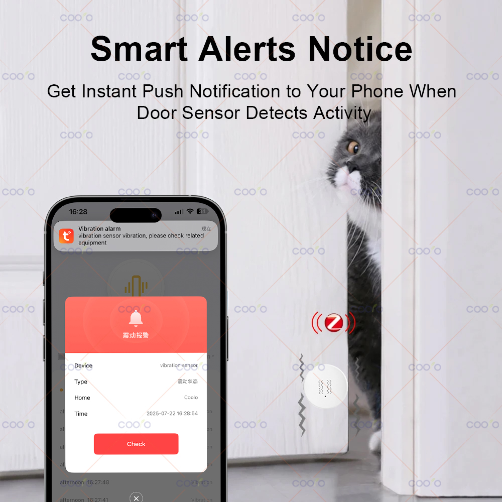 ZigBee Tuya Smart Vibration Se – обзор и цена Home Security Door