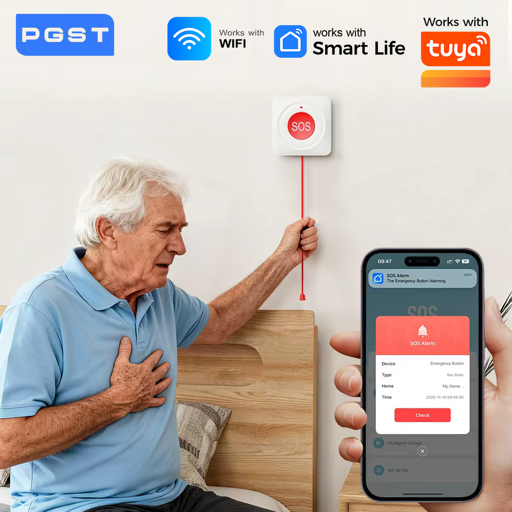 WIFI Zigbee Buttontons SOS Pus – обзор и цена Home Security Gadgets