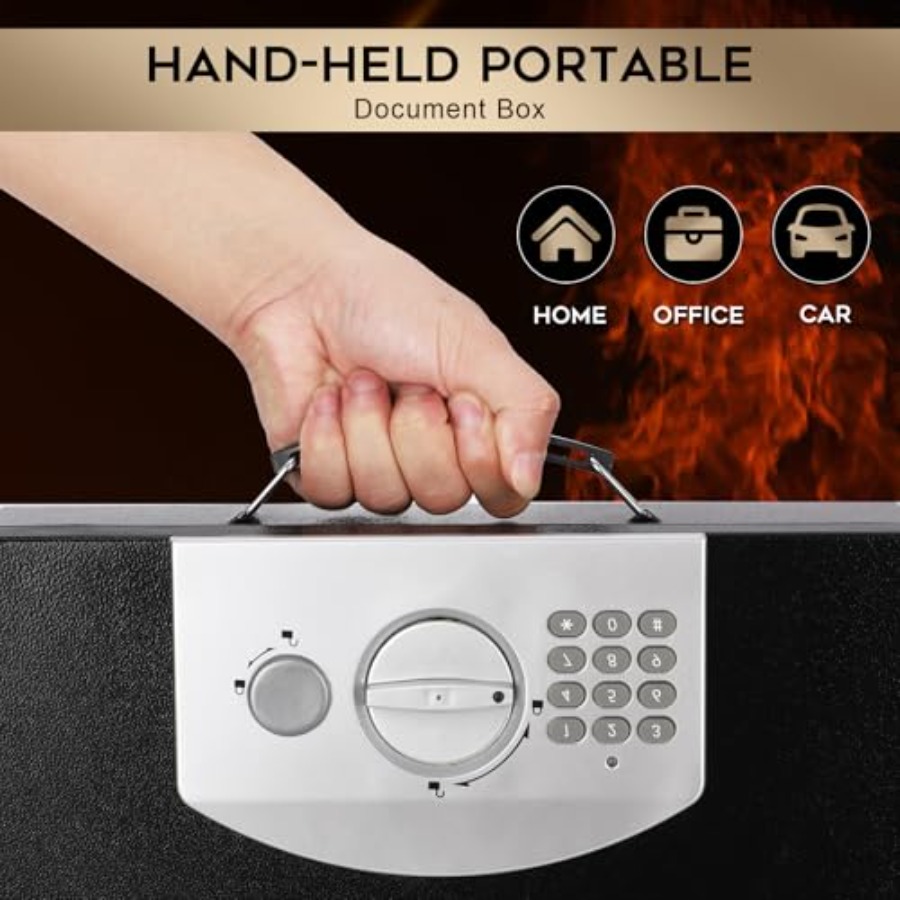 Portable Metal Safe Box with D – обзор и цена Safe Box Digital