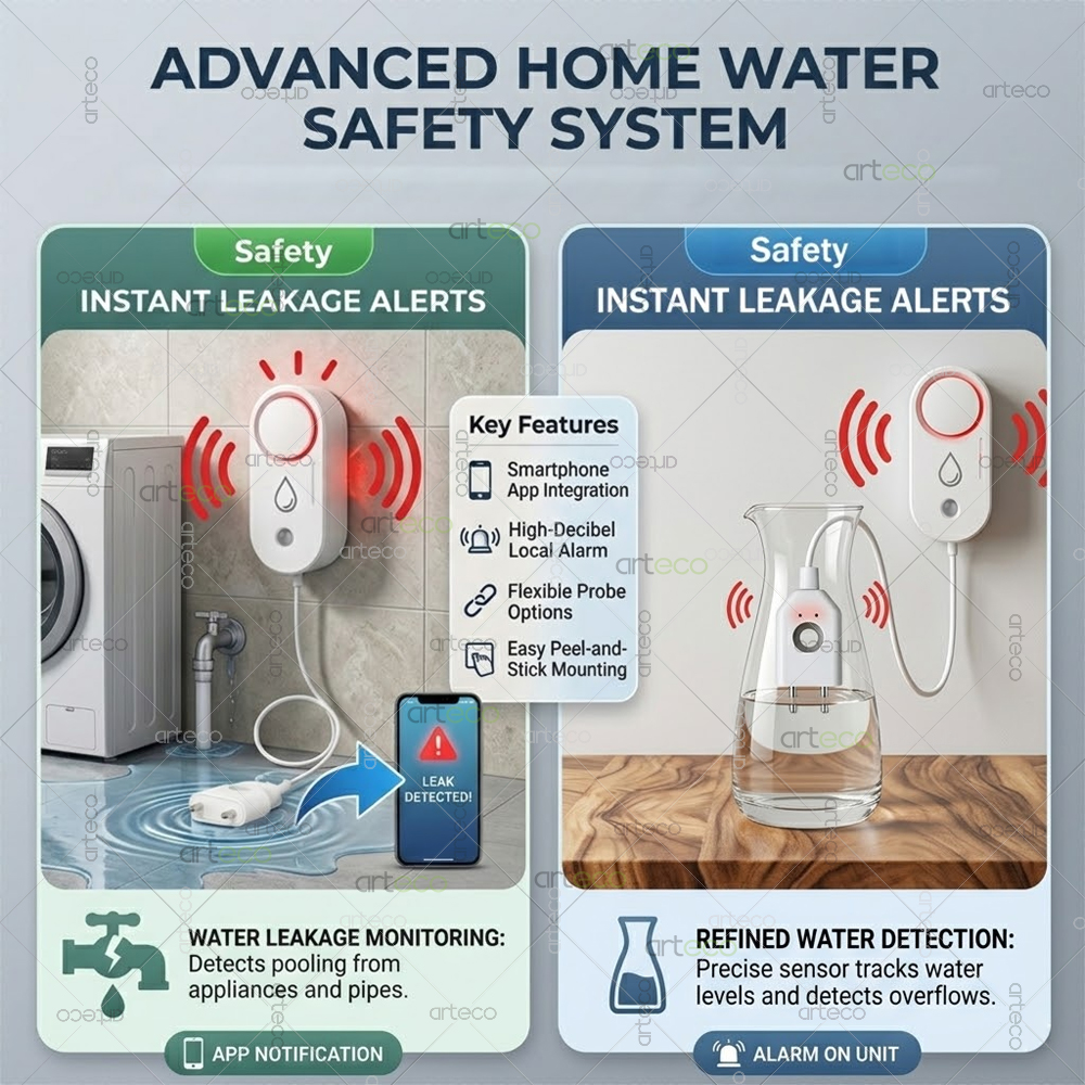 Zigbee Water Leak Detector Sma – обзор и цена Home Security Gadgets